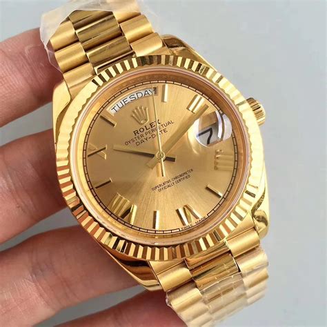 rolex day date 2 yellow gold replica|rolex datejust copies.